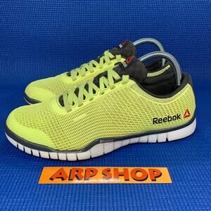 🔴 REEBOK Zquick TR Punch Women`s Size 9.5 Yellow Black Athletic Shoes V54728